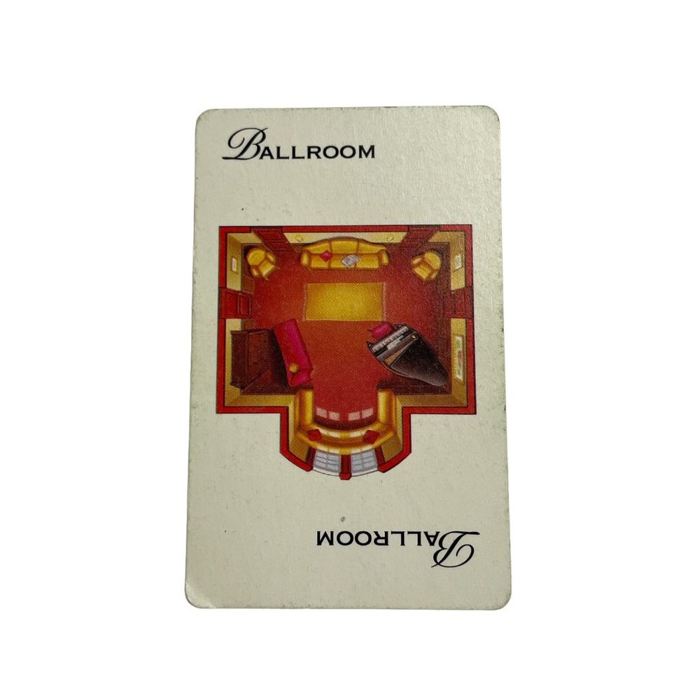 Vintage 1998 CLUE Room Card Ballroom  Replacement Game Piece u